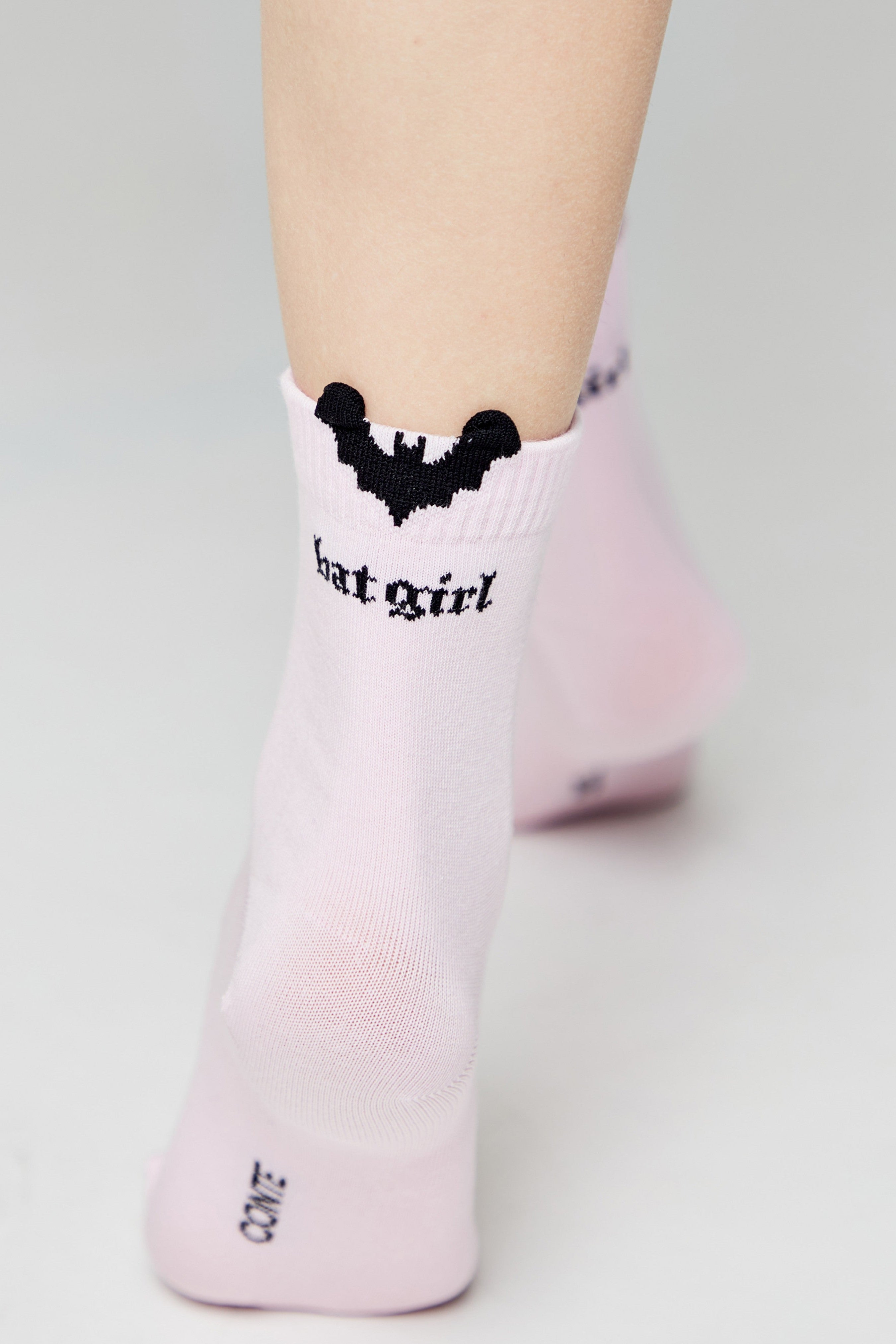 Cotton Socks Conte Classic 245 - Picot "Batgirl" - DestGlow