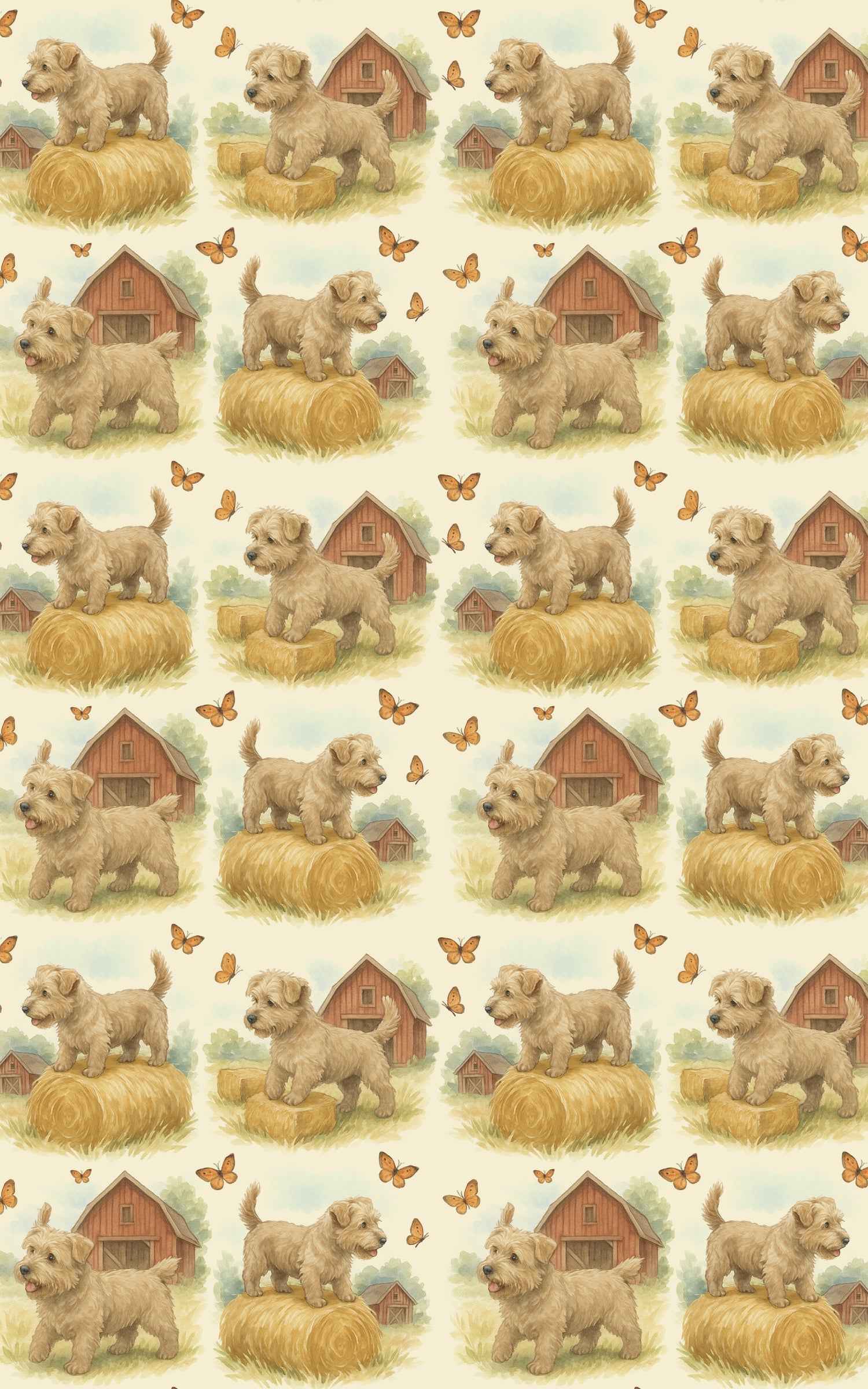 Playful  Terrier Companions