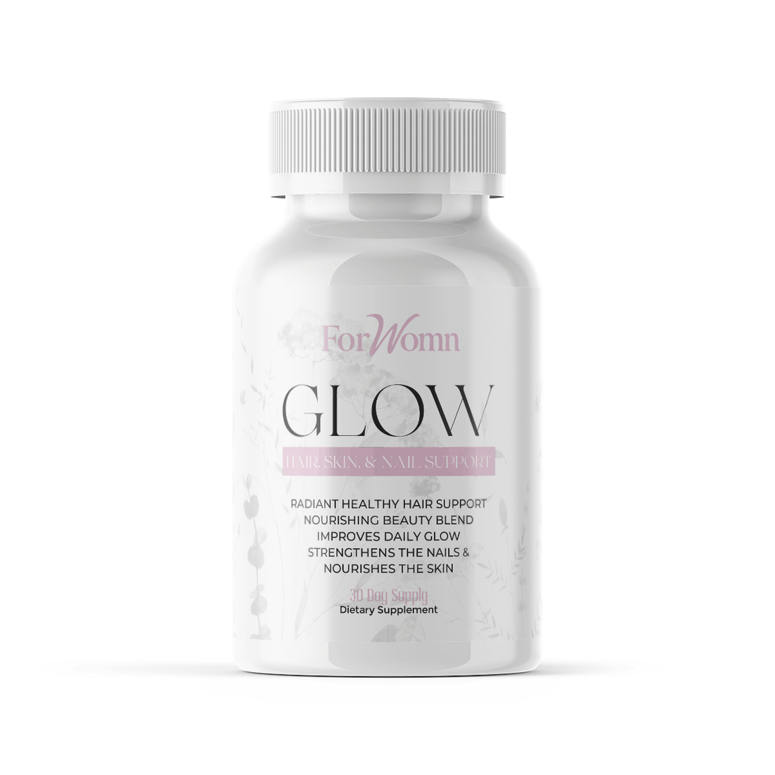 Glow Hair, Skin, and Nail Support Supplement by ForWomn | Women&