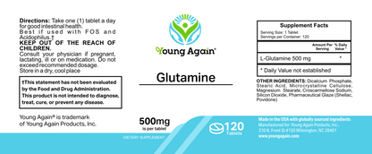 L-Glutamine - Intestines And Colon Health Support by Young Again