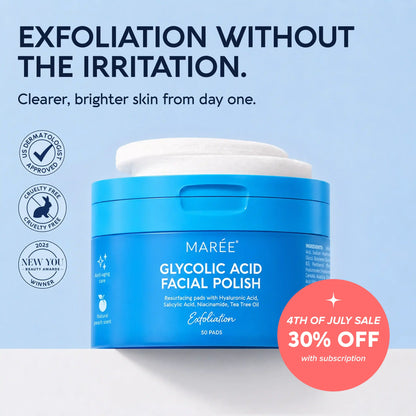 Glycolic Acid Exfoliating Pads - DestGlow