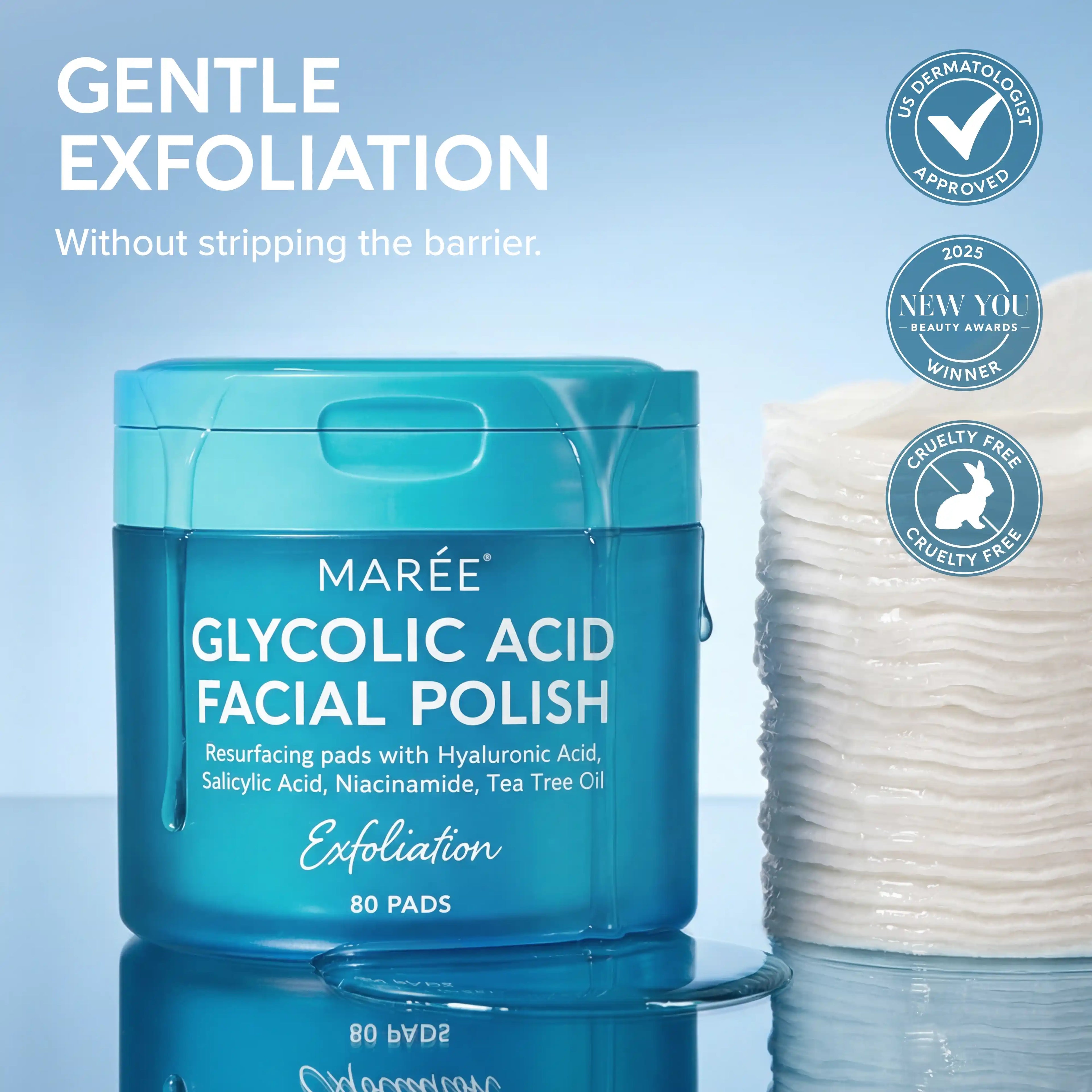 Glycolic Acid Pads 80 PCS by Maree