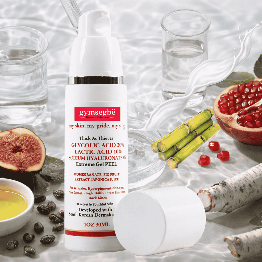 Thick As Thieves Pure Glycolic Acid Lactic Acid Extreme Gel Peel - 30ml by gymsegbë