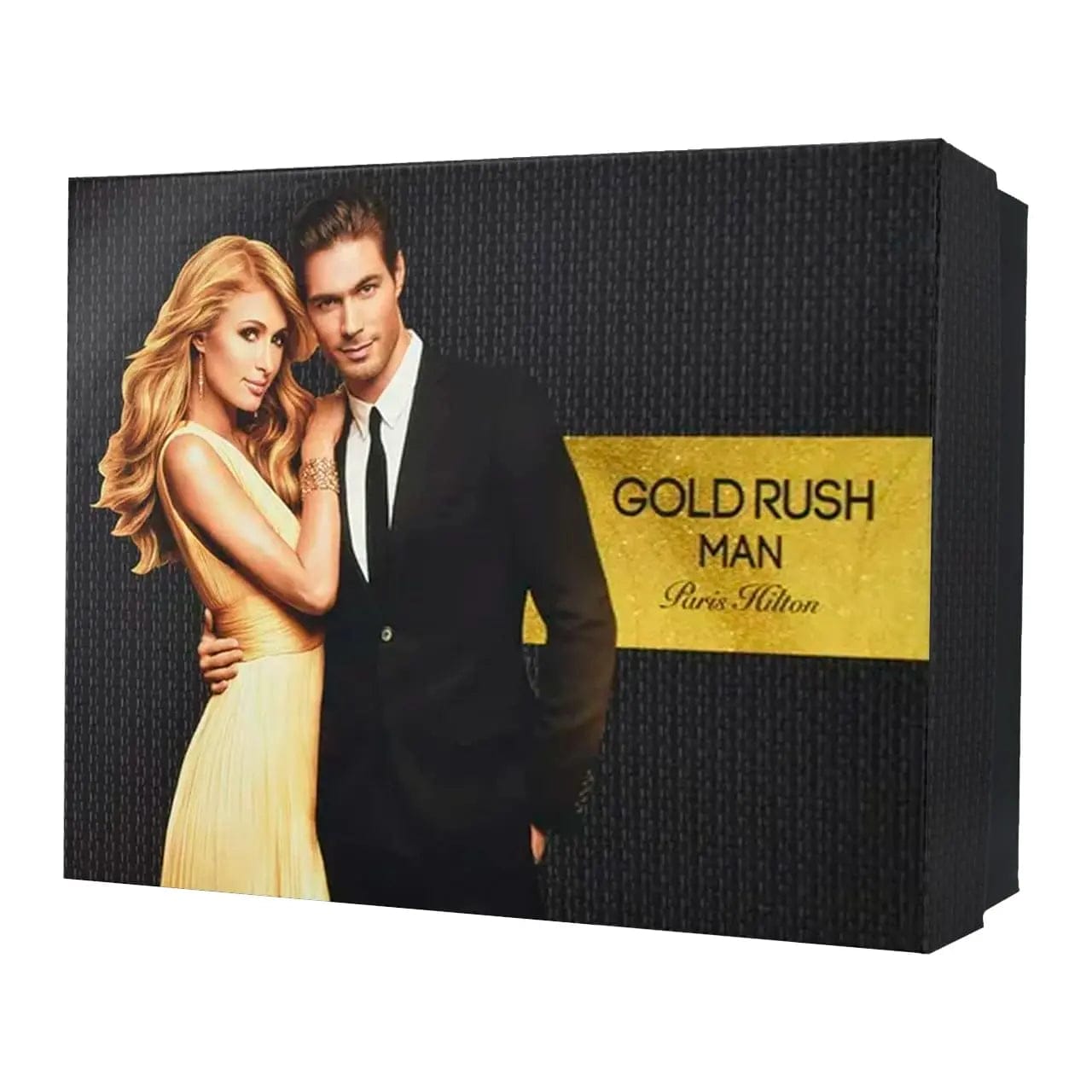 Gold Rush Man By Paris Hilton For Men 4Pcs Set EDT Spray by perfumesandrea
