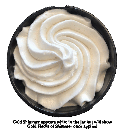 Organic Whipped Bronzing Body Butter - Shimmer Moisturizer for Glowing Skin