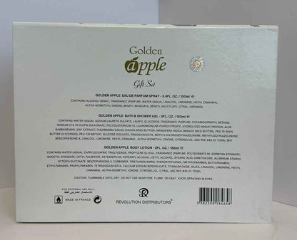 Golden Apple For Women EDP Spray (3pc Gift Set)