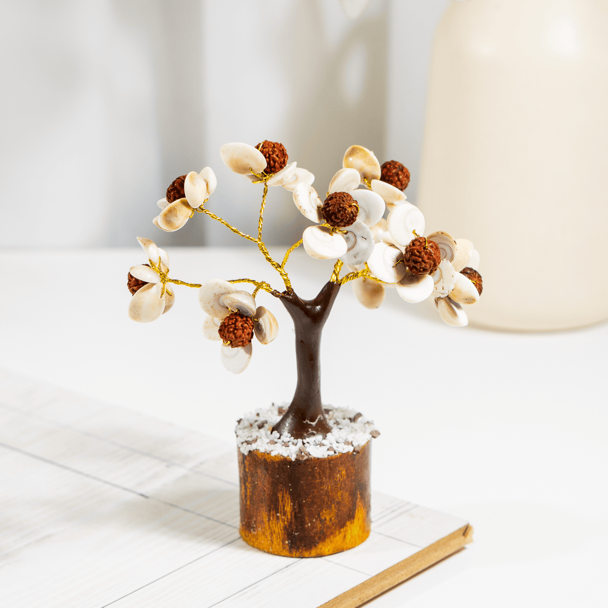 54Beads Gomati Chakra With Rudraksha Tree|Gomati Chakra Tree  DestGlow