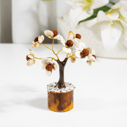 54Beads Gomati Chakra With Rudraksha Tree|Gomati Chakra Tree  DestGlow