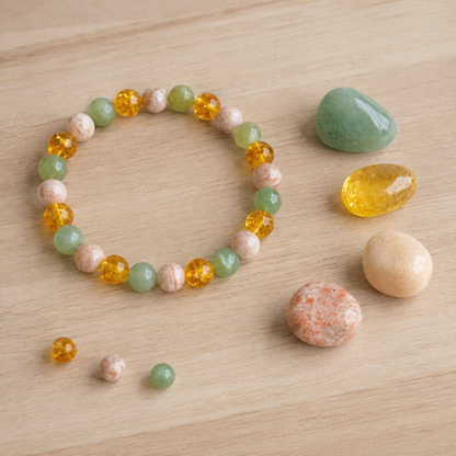 Bringing GOOD LUCK Crystal Kit, Gemstone Tumble Kit, Good Luck Crystal Gift Set  DestGlow