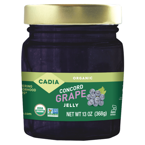 Grape Preserves, Concord Jelly, Organic, Cadia by Country Life Natural Foods