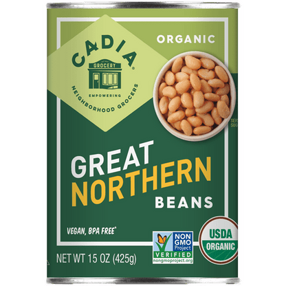 Great Northern Beans, Organic, Cadia by Country Life Natural Foods