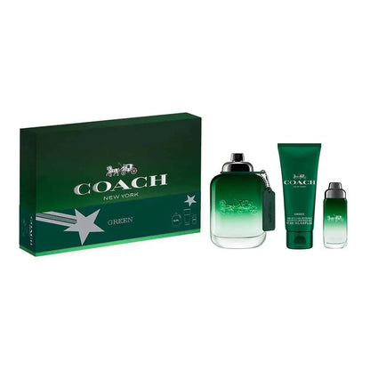 Green By Coach For Men 3Pcs Set EDT Spray by perfumesandrea
