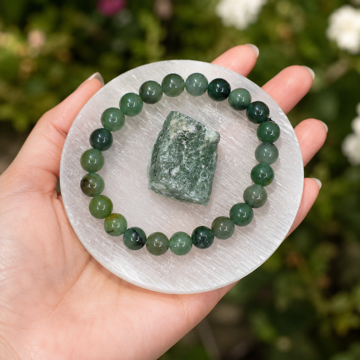 Green Aventurine Crystal Gift Set For Emotional Support and Protection, Real Polished Gemstones.  DestGlow
