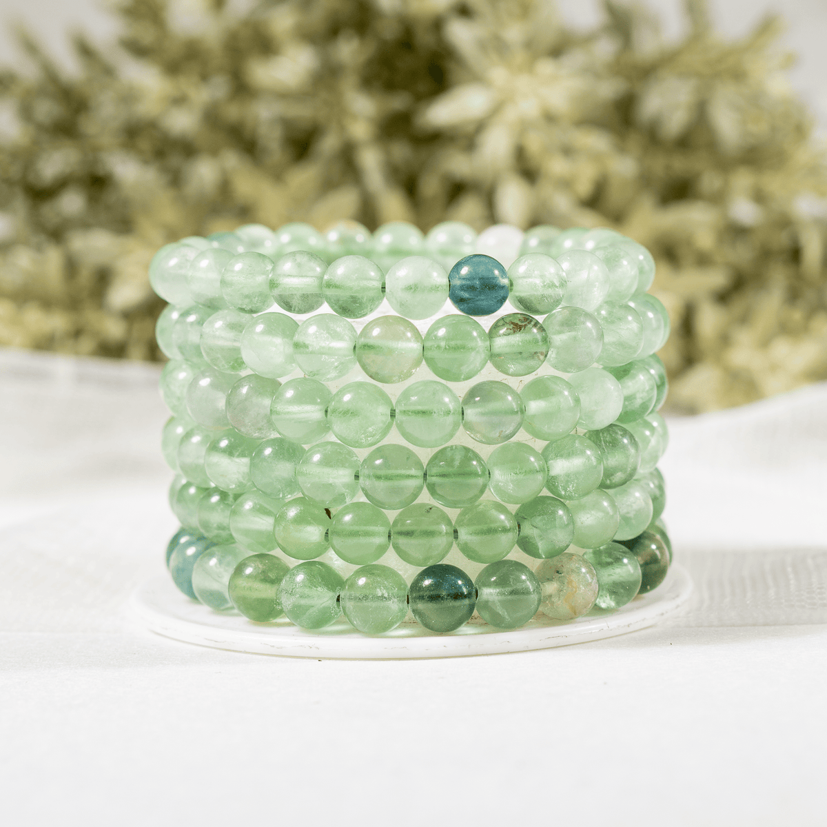 Green Fluorite Bracelet (Intuition and Psychic Awareness)  DestGlow