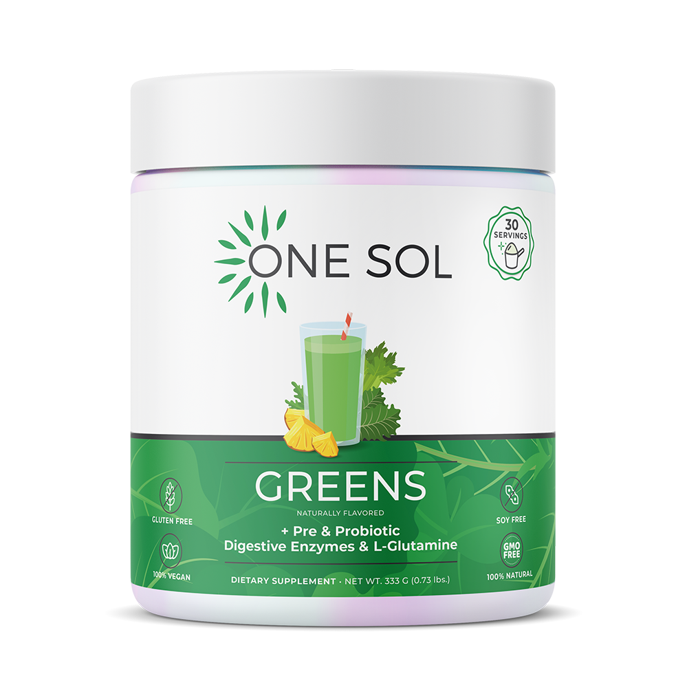 Greens + Pre &amp; Probiotic with Digestive Enzymes  DestGlow