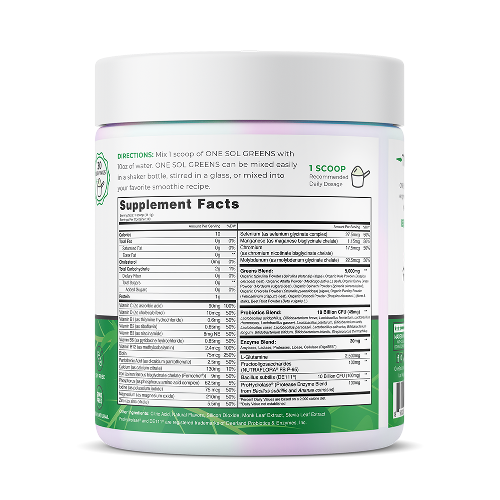 Greens + Pre &amp; Probiotic with Digestive Enzymes