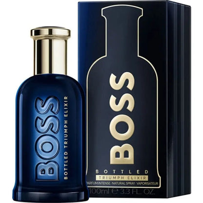 Bottled Triumph Elixir Intense By Hugo Boss For Men 3.3oz Parfum Spray by perfumesandrea
