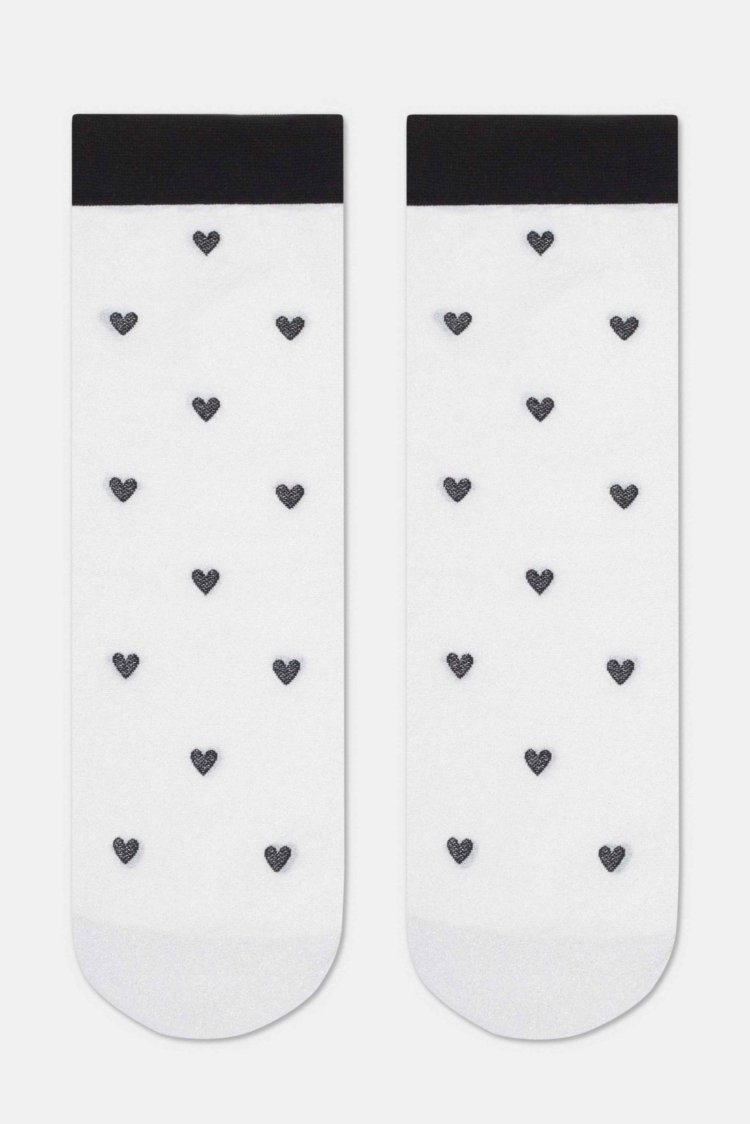 Shimmering Socks Conte Fantasy - "Hearts" Designs