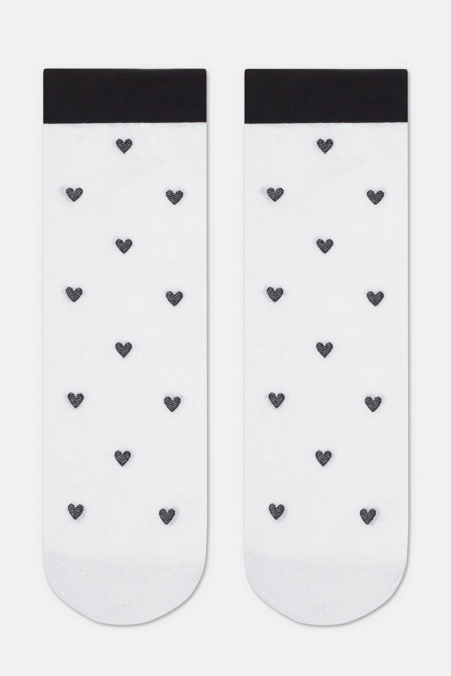Shimmering Socks Conte Fantasy - "Hearts" Designs