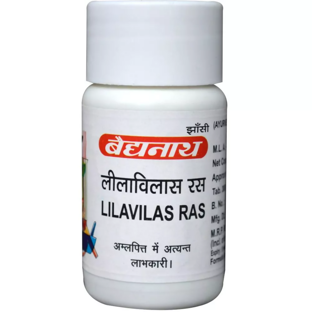 Baidyanath Jhansi Lilavilas Ras Tablets