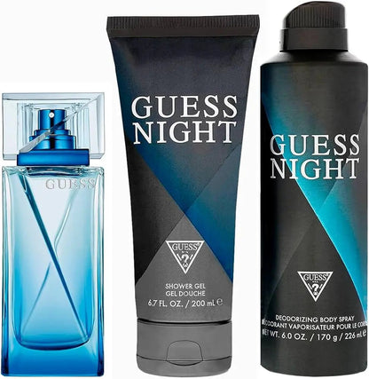 Guess Night By Guess For Men 3Pcs Set EDT Spray by perfumesandrea