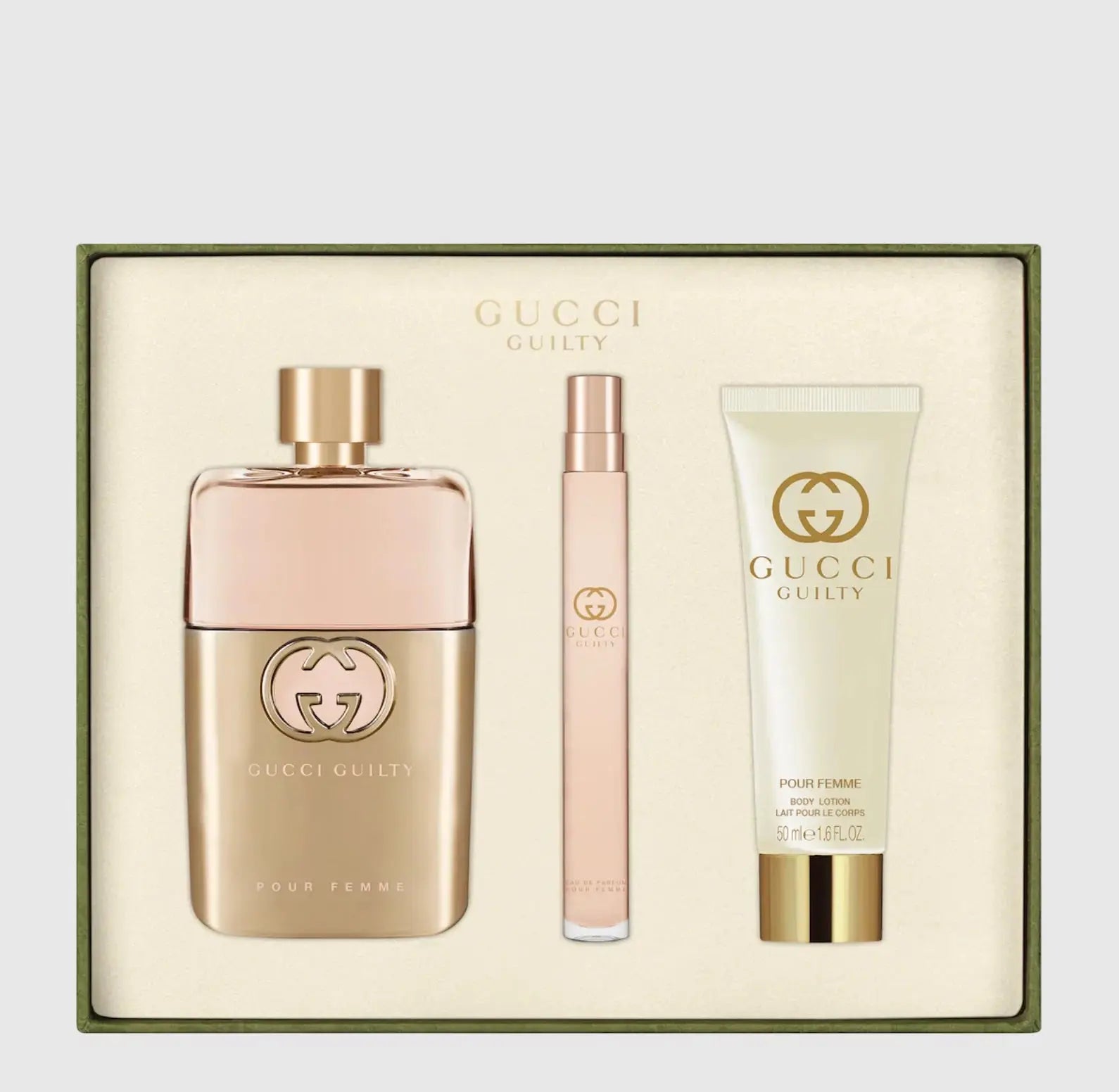 Guilty Pour Femme by Gucci For Women 3pc Gift Set by perfumesandrea