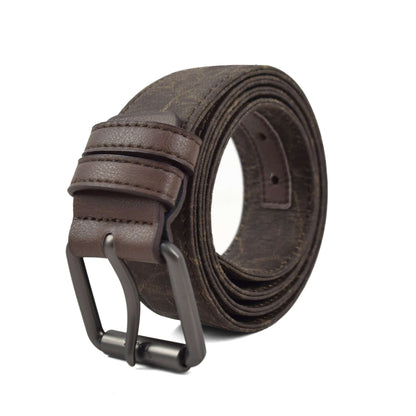 Gunmetal Roller Italian Kraft Paper Vegan Belt (Only size 36 brown) by Doshi FCSA