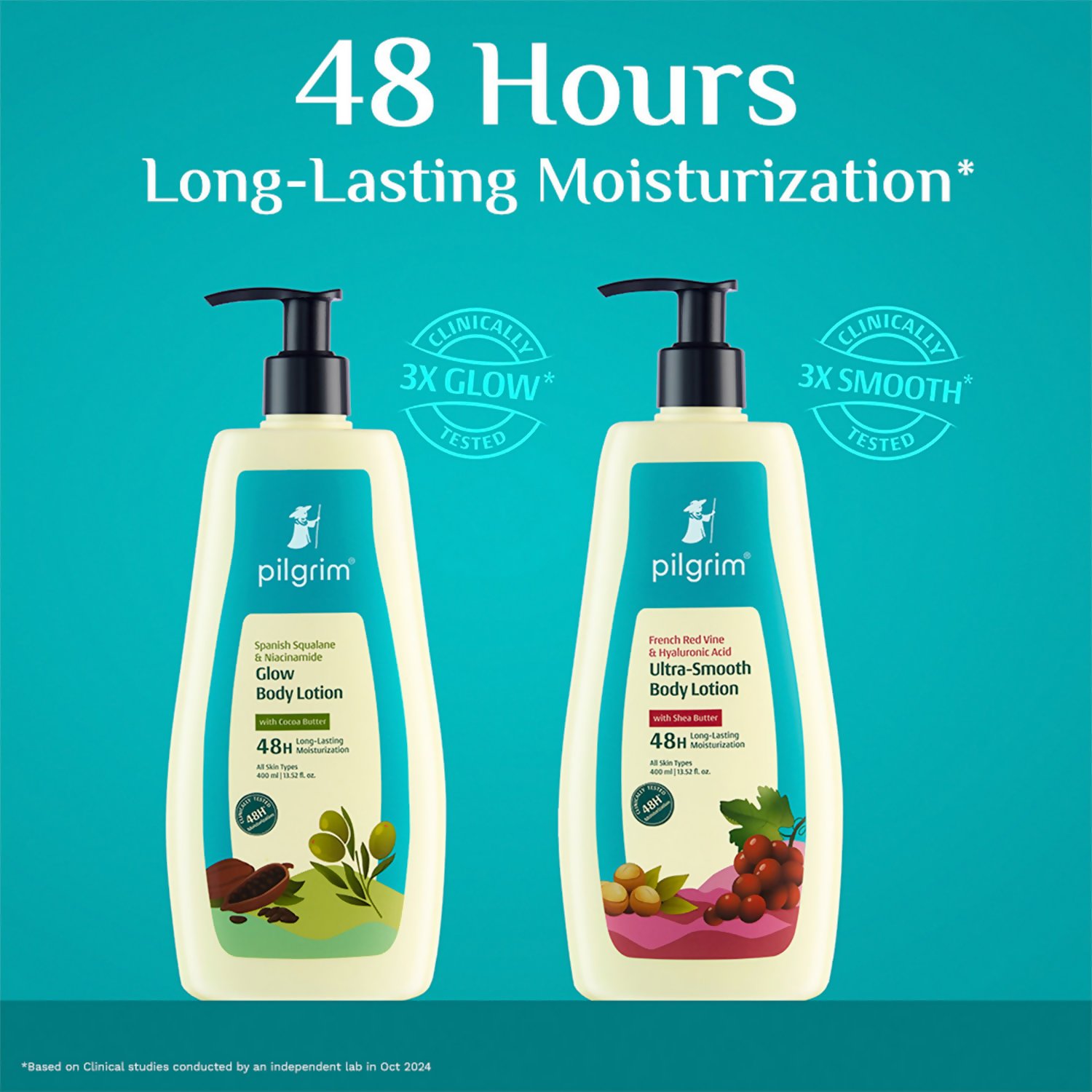 Pilgrim Spanish Squalane &amp; Niacinamide Glow Body Lotion