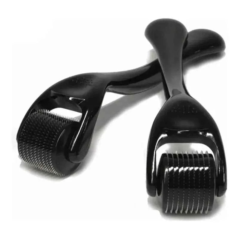 Vida Smart - Derma Roller DRS 540 0.25mm Titanium Needles for Hair Regrowth - Matte Black