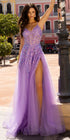 Nox Anabel H1350 Long A-Line Glitter Tulle Embroidered Sequin Applique Dress by DiscountDressShop