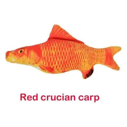 Vida Smart - Premium Interactive Wagging Fish Cat Toy - USB Rechargeable Plush with Realistic Movement for Endless Fun &amp; Entertainment!