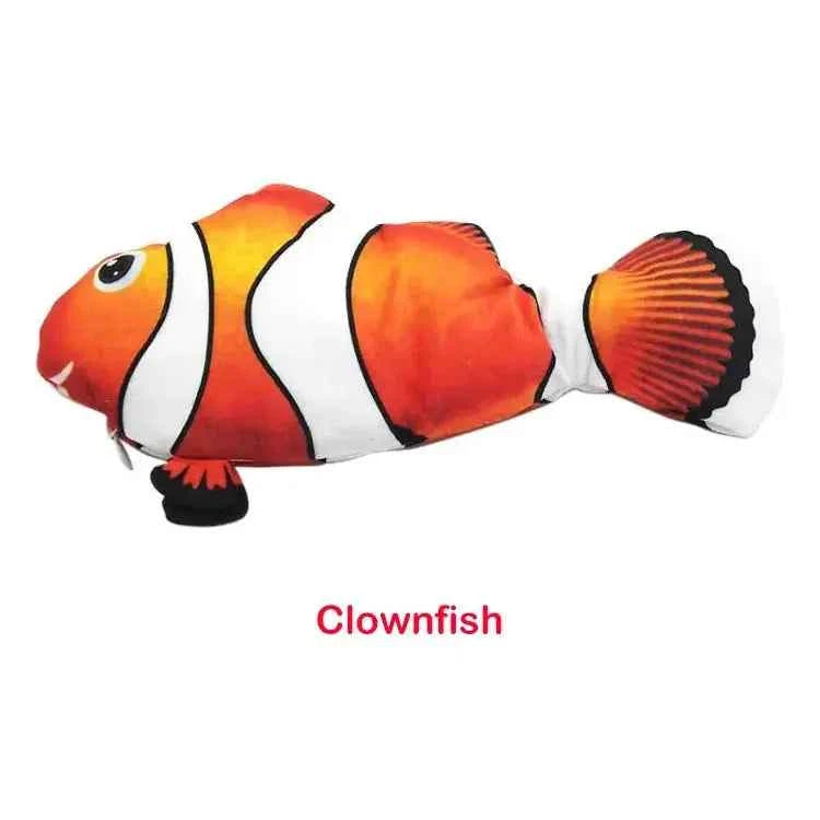 Vida Smart - Premium Interactive Wagging Fish Cat Toy - USB Rechargeable Plush with Realistic Movement for Endless Fun &amp; Entertainment!
