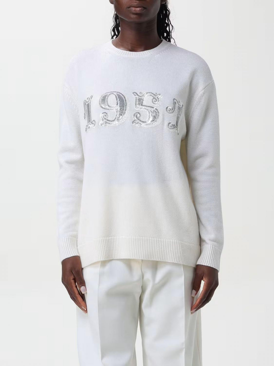 Max Mara Sweater Woman Yellow Cream