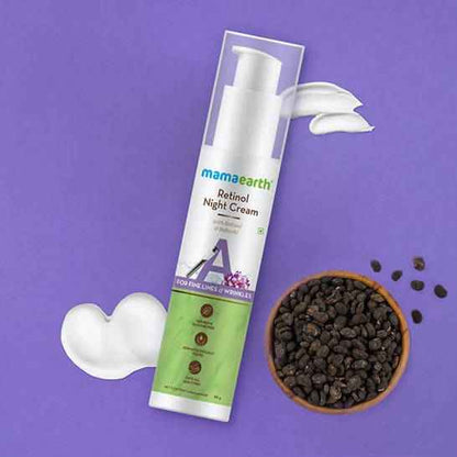 Mamaearth Retinol Night Cream with Retinol &amp; Bakuchi