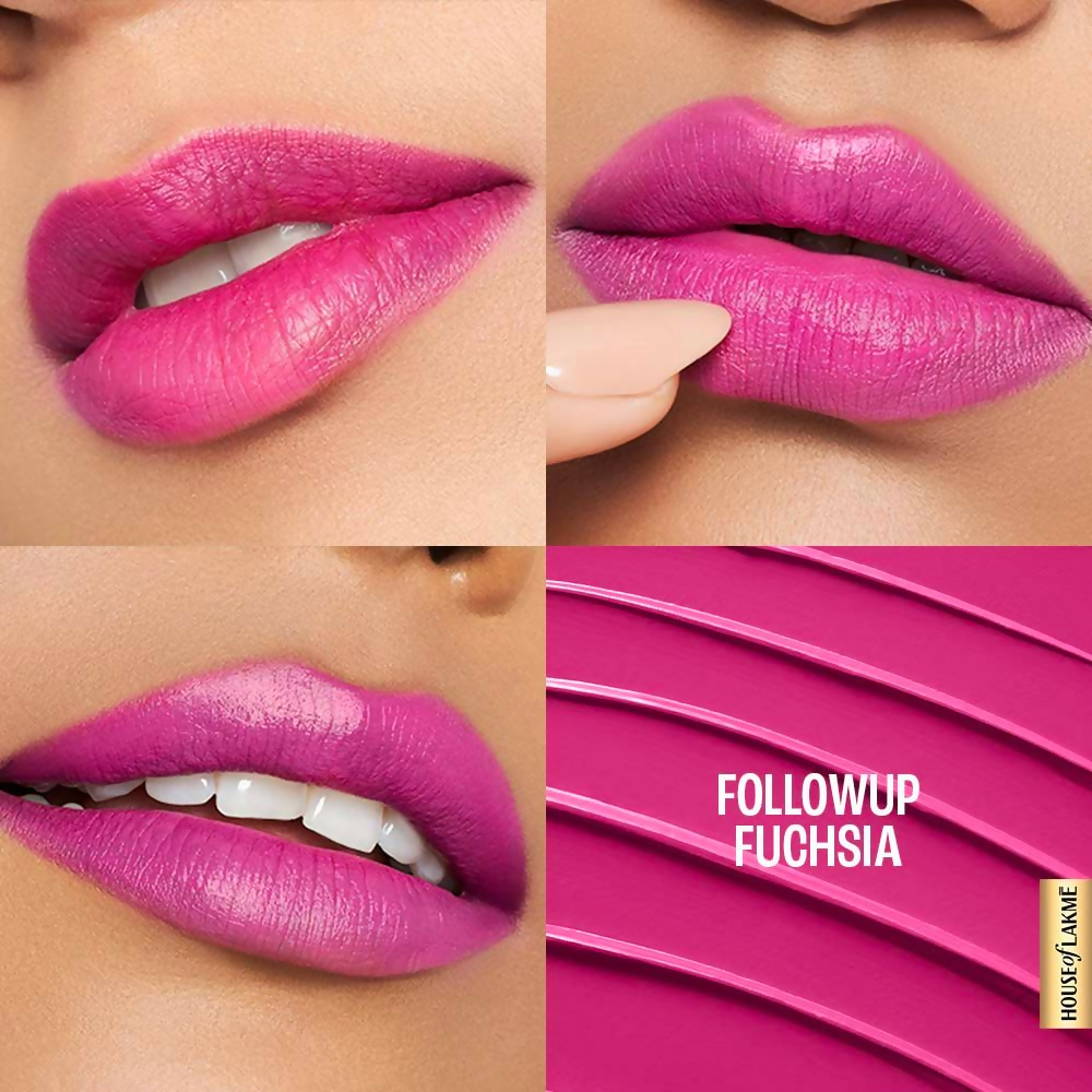 Lakme 9to5 Hya Matte Lipstick - Follow Up Fuschia