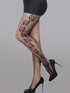 Elegant Rose Embroidered Tights - leggings