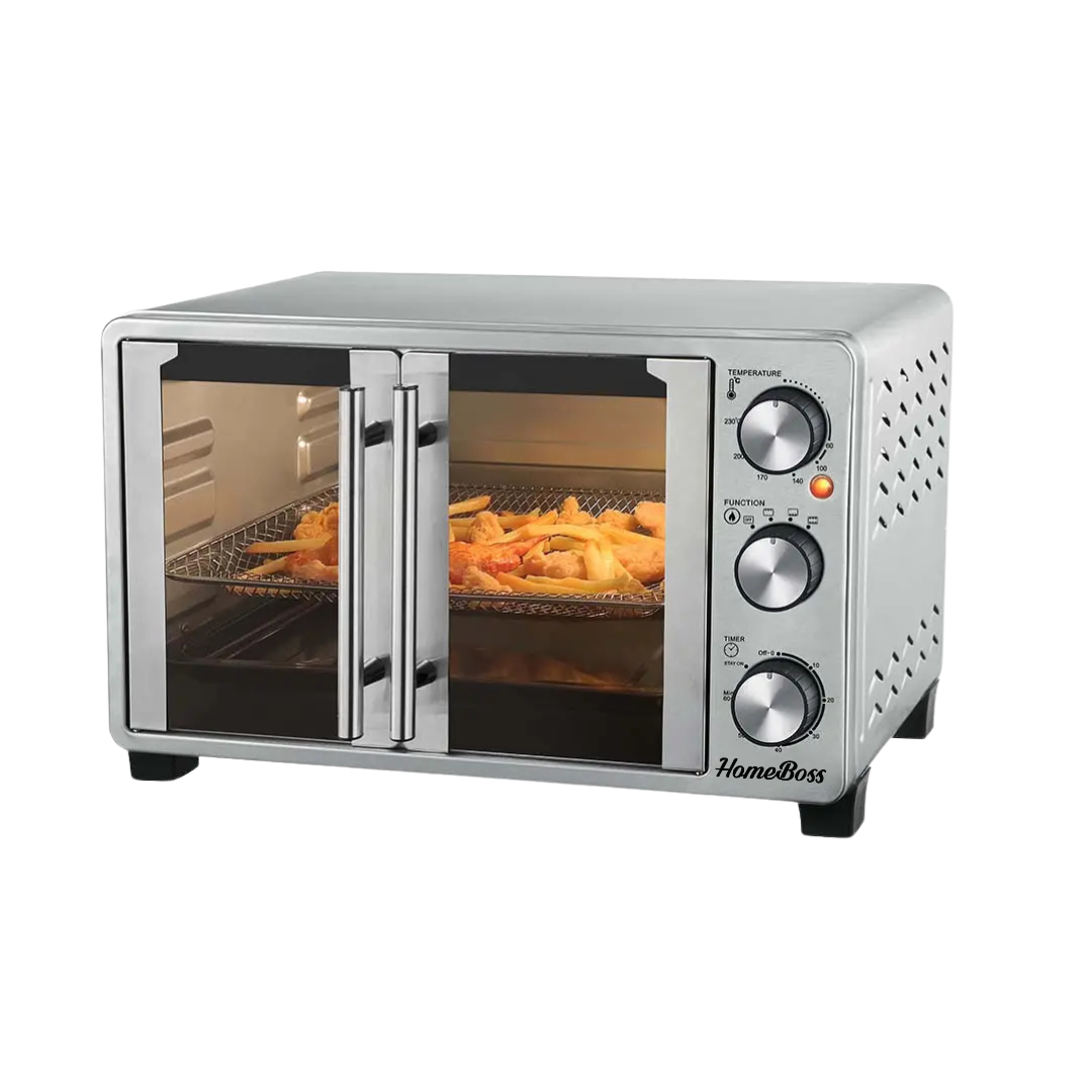 Homeboss French Door Airfryer Toaster Oven 25 L (1800 W) by Farmacias Savia