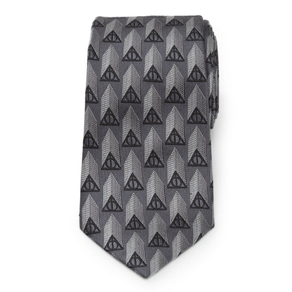 Harry Potter Deathly Hallows Gray Silk Men&