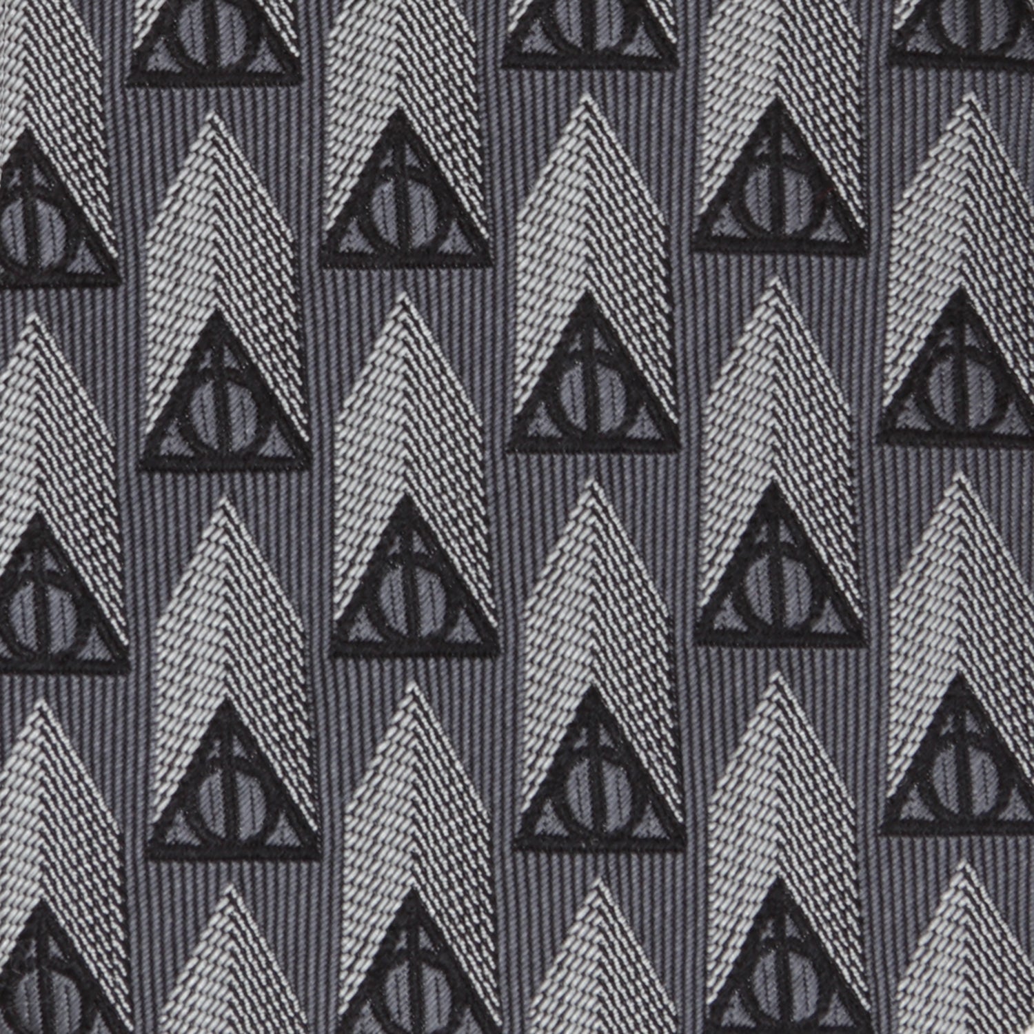 Harry Potter Deathly Hallows Gray Silk Men&