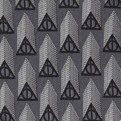 Harry Potter Deathly Hallows Gray Silk Men&