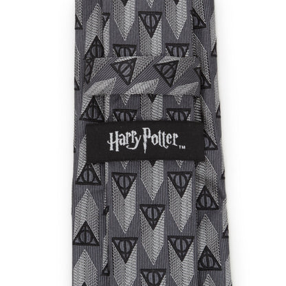 Harry Potter Deathly Hallows Gray Silk Men&
