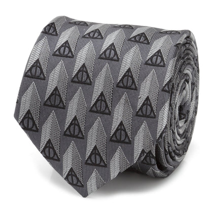 Harry Potter Deathly Hallows Gray Silk Men&