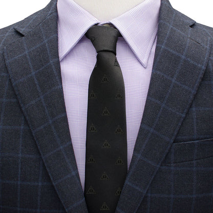 Harry Potter Deathly Hallows Tie by Cufflinks.com