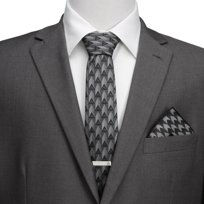 Harry Potter Deathly Hallows Gray Necktie Gift Set by Cufflinks.com