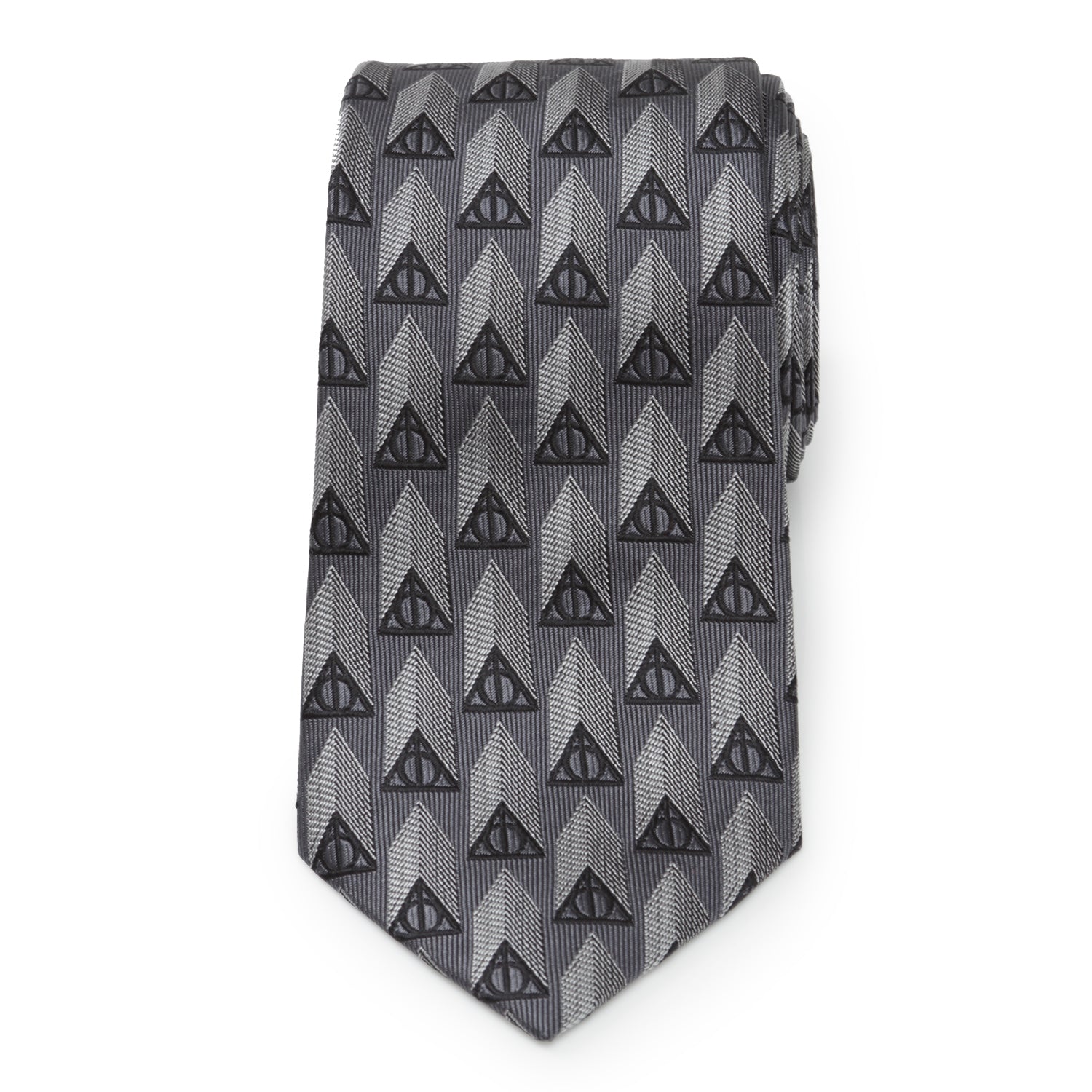 Harry Potter Deathly Hallows Gray Necktie Gift Set by Cufflinks.com
