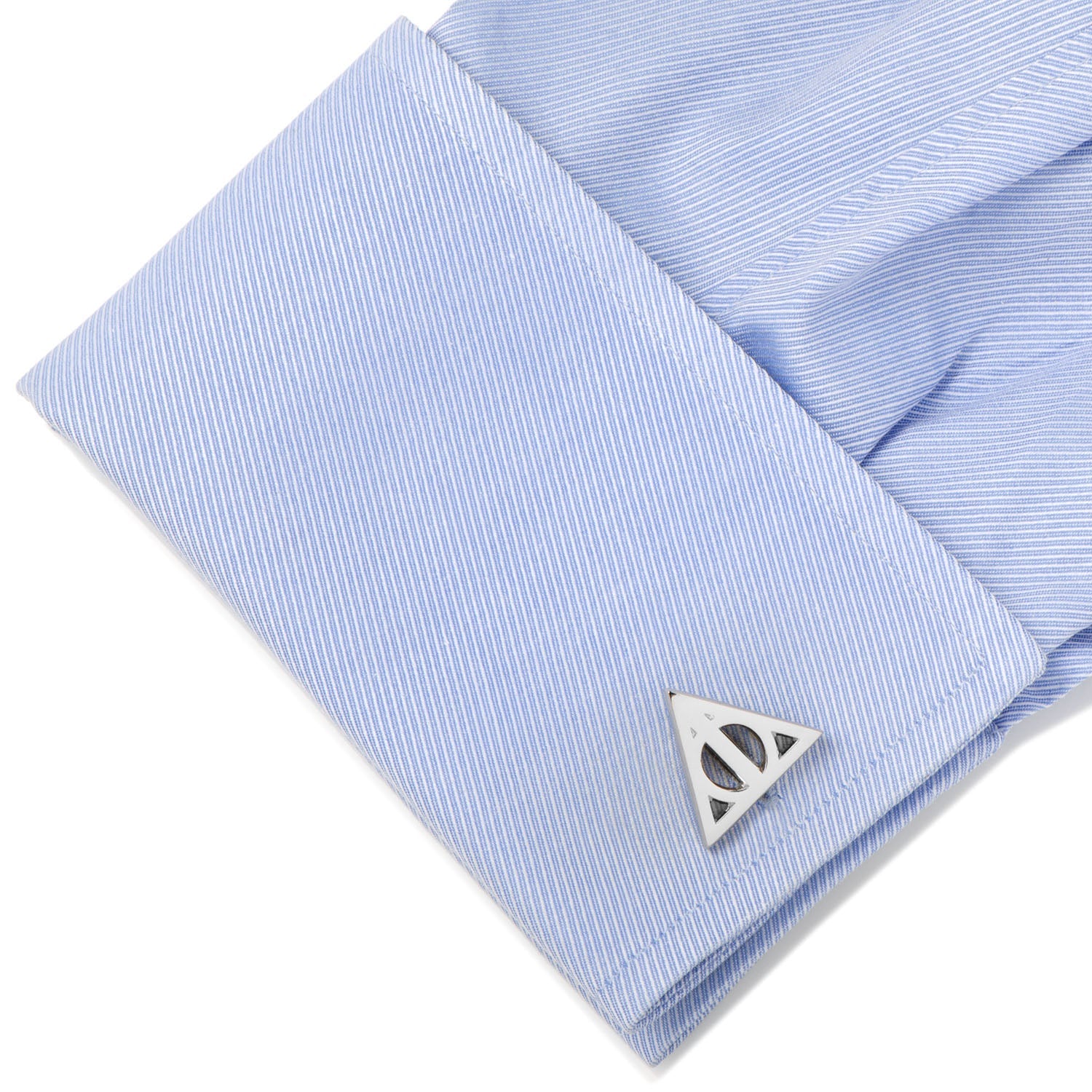 Harry Potter Deathly Hallows Gray Necktie Gift Set by Cufflinks.com