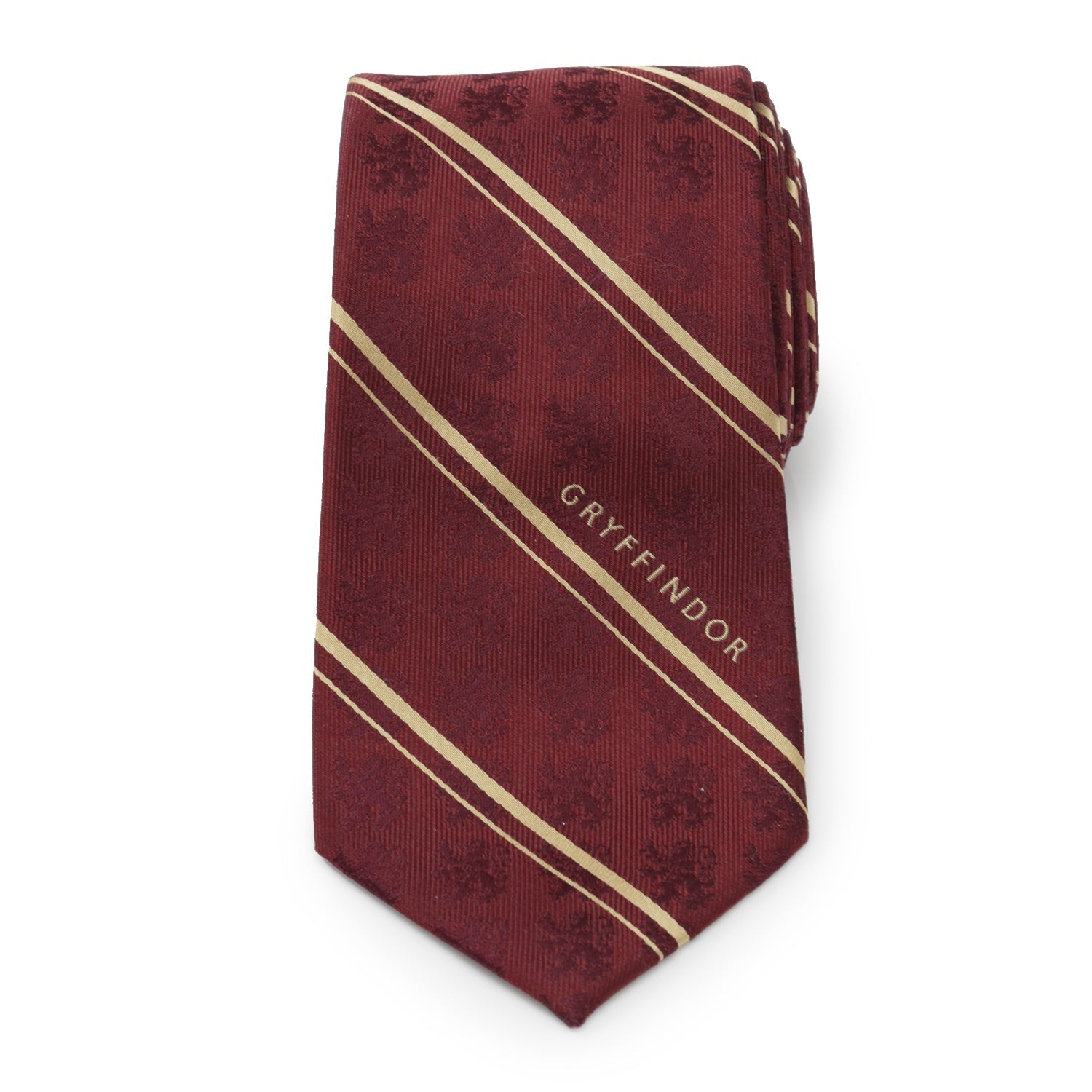 Harry Potter Gryffindor Maroon Stripe Silk Men&