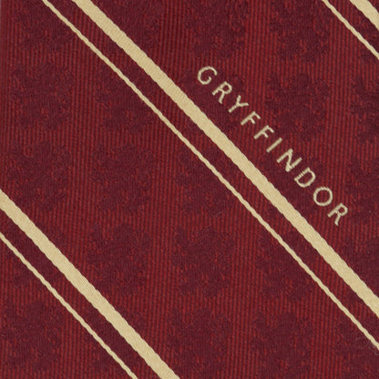 Harry Potter Gryffindor Maroon Stripe Silk Men&