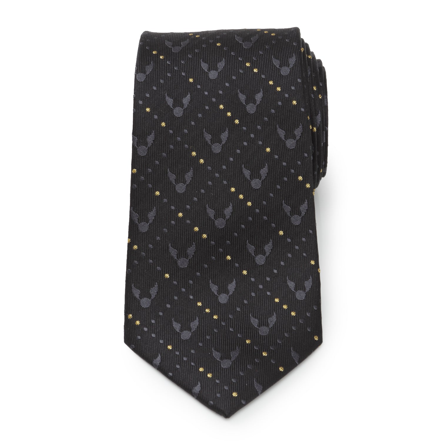 Harry Potter Golden Snitch Black Silk Men&