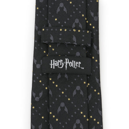 Harry Potter Golden Snitch Black Silk Men&